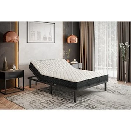 King 8" Innerspring Mattress and Adjustable Base